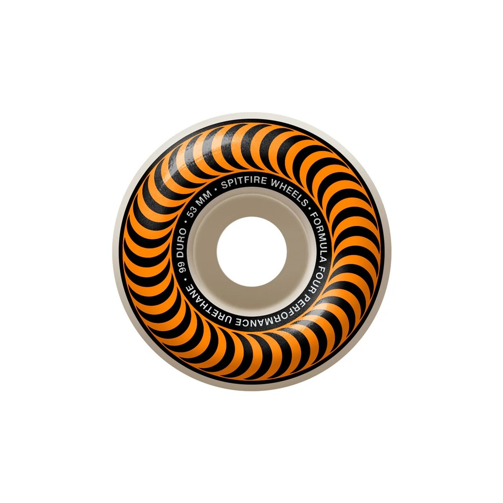 SPITFIRE WHEELS 53MM F4 101D CLASSIC ORANGE