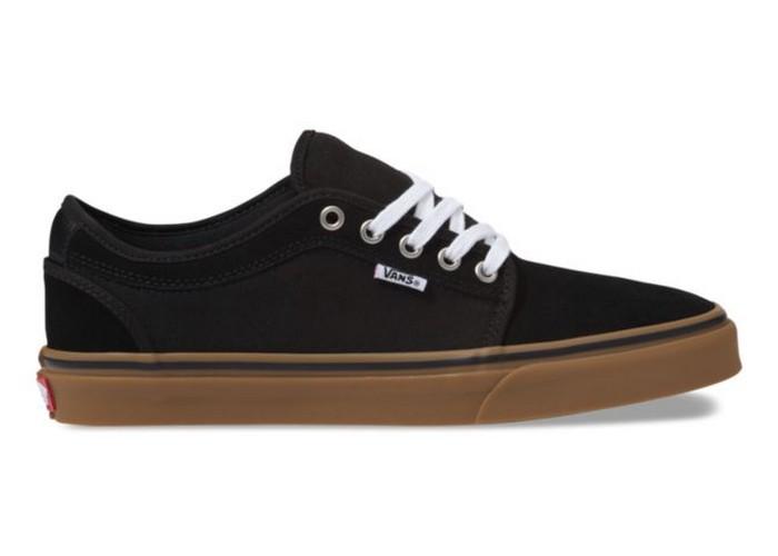 SOULIER VANS SKATE CHUKKA LOW - BLACK/BLACK/GUM