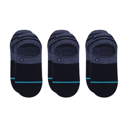 STANCE NO SHOW SOCKS - GAMUT 2 3PK NAVY