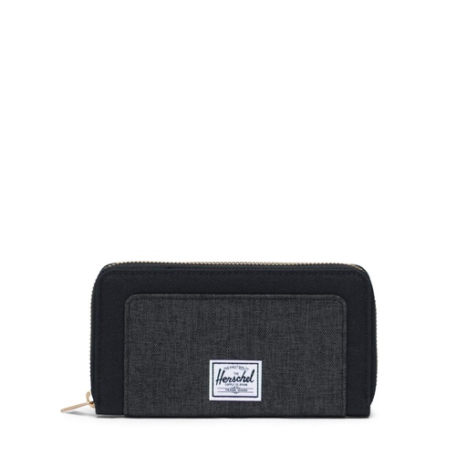 HERSCHEL THOMAS WALLET POLY - BLACK CROSSHATCH