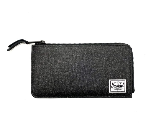 HERSCHEL JACK LARGE WALLET - BLACK SPARKLE