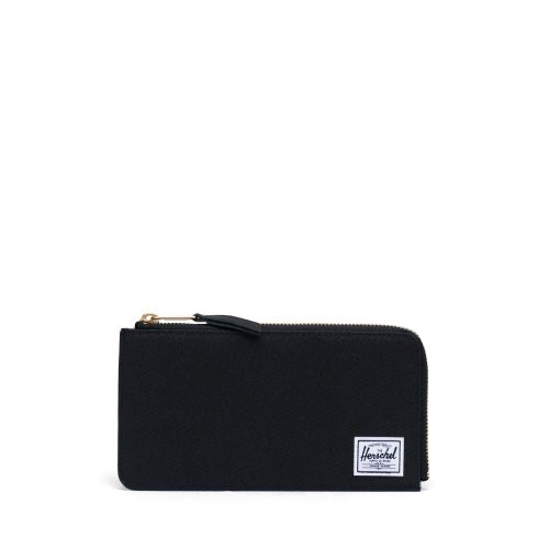HERSCHEL JACK LARGE WALLET - BLACK 