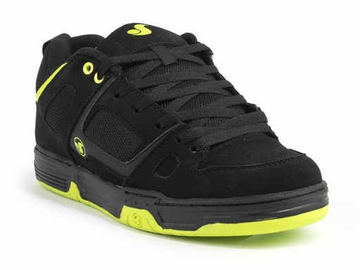 DVS SHOES GAMBOL BLACK SLIME PU NUBUCK