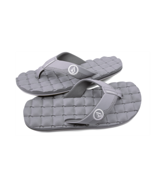 VOLCOM RECLINER SANDALS - LIGHT GREY