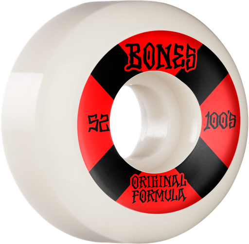 BONES WHEELS - V5 SIDECUTS 100'S 52mm WHITE