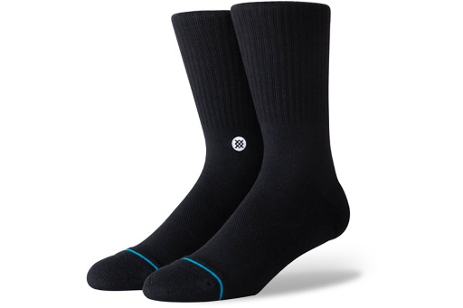 BAS STANCE CLASSIC CREW - ICON NOIR