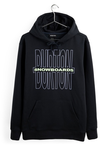 BURTON HOODIE FARRINGTON PULL OVER - TRUE BLACK