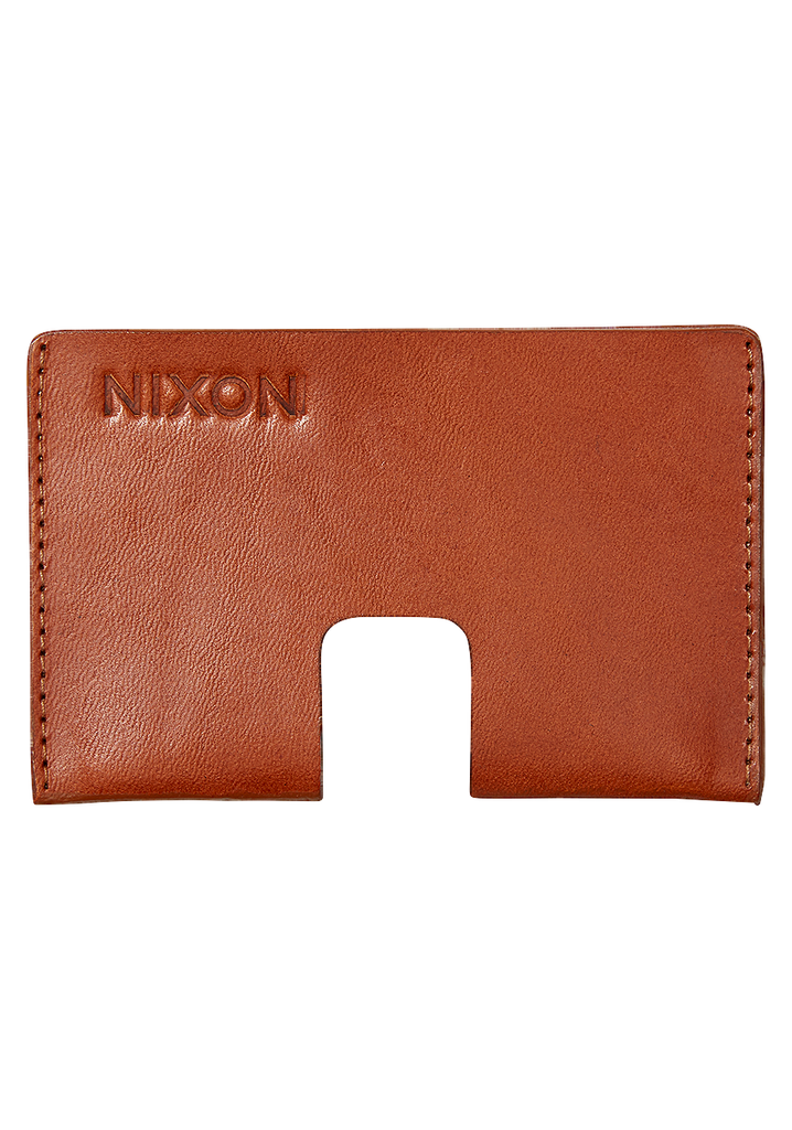 PORTEFEUILLE NIXON ANNEX CARD - SADDLE