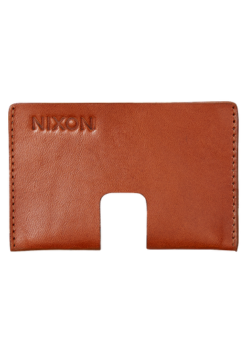 NIXON ANNEX CARD WALLET - SADDLE