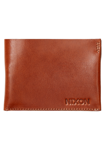 NIXON CACHE BIFOLD WALLET - SADDLE