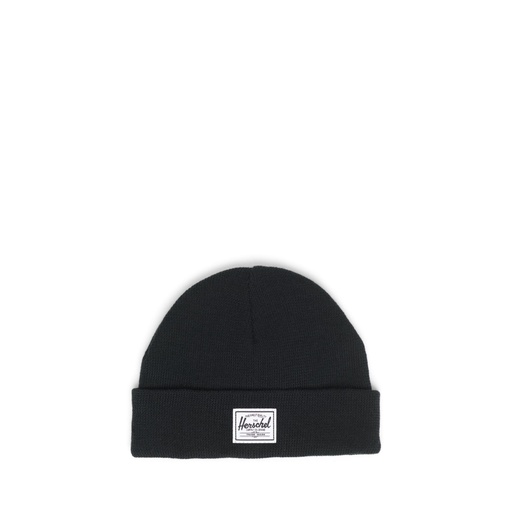 HERSCHEL BABY BEANIE 6-18 MONTHS POLYESTER - BLACK