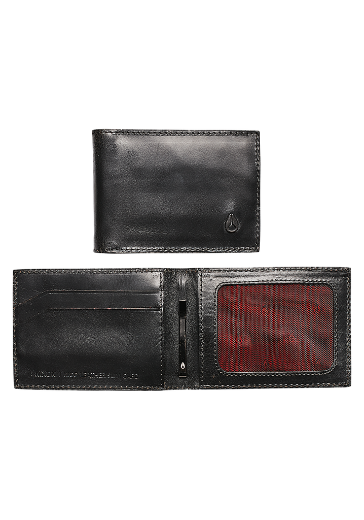 PORTEFEUILLE NIXON RICO SLIM CARD  - NOIR