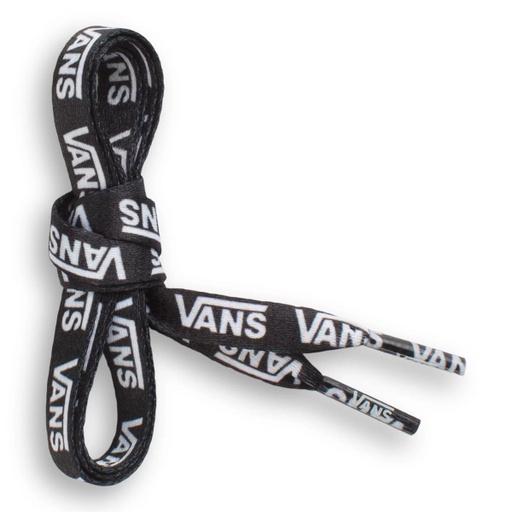 VANS LACES 36" BLACK LOGO