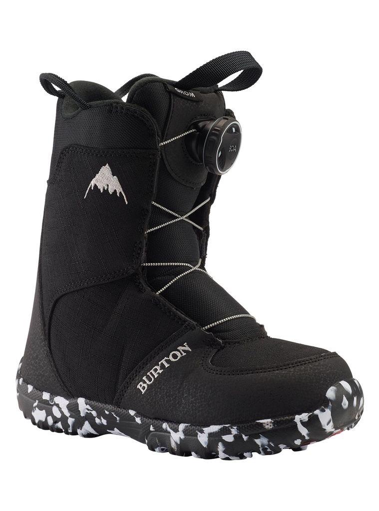 Kids Burton Grom Boa Boots - Black