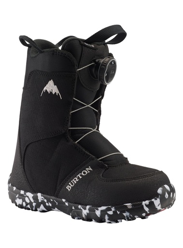 Bottes Burton Grom Boa Pour Enfants - Noir