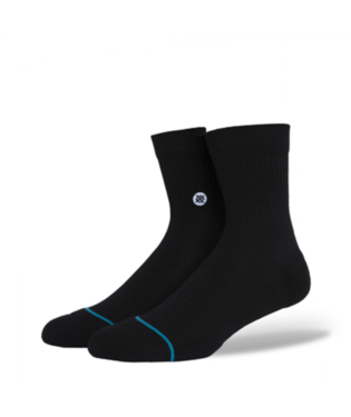 STANCE SOCKS ICON QUARTER - BLACK