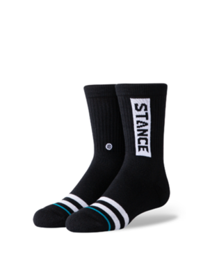 STANCE SOCKS MID CUSHION KIDS OG CREW - BLACK