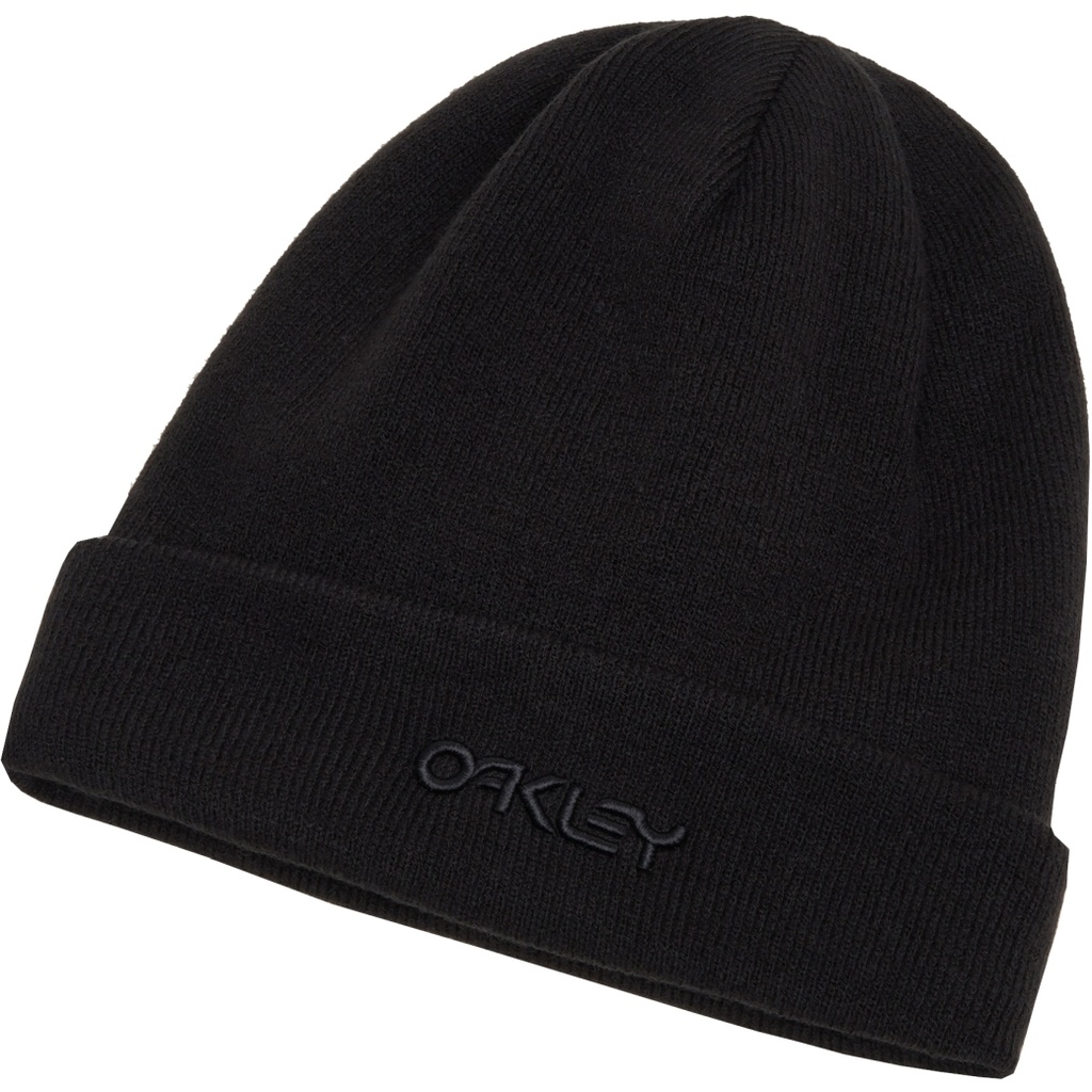 TUQUE OAKLEY B1B LOGO BEANIE - BLACKOUT