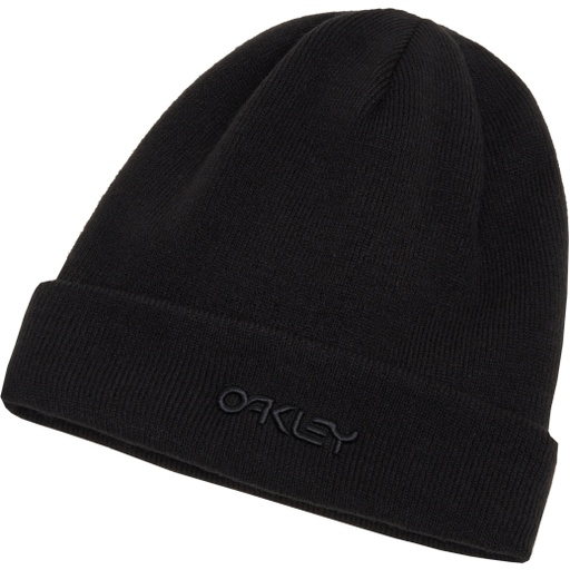 TUQUE OAKLEY B1B LOGO BEANIE - BLACKOUT