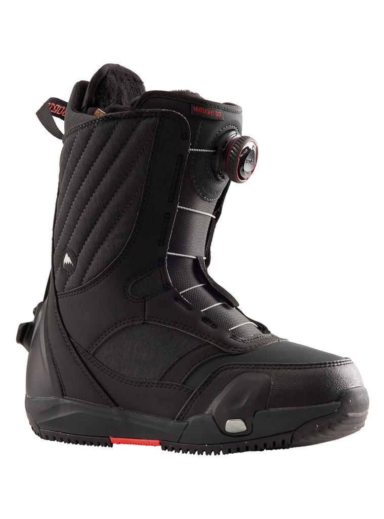 BURTON WOMEN'S LIMELIGHT STEP ON SNOWBOARD BOOTS - BLACK