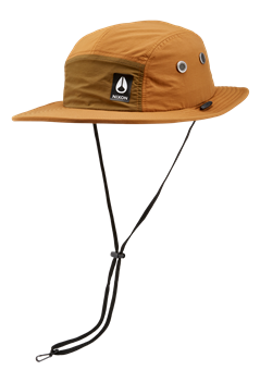 NIXON HAT NARROWS FULL BRIM - BROWN