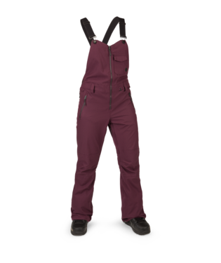 WINTER PANTS VOLCOM SWIFT BIB OVERALL PANT - MERLOT