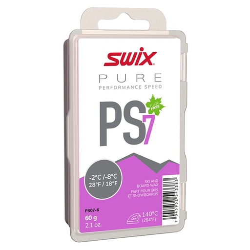 Cire Swix PS7 Violet, -2°C/-8°C, 60g