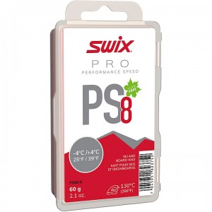Cire Swix PS8 Red, -4°C/+4°C, 60g