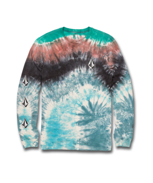 LONG SLEEVE T-SHIRT VOLCOM ICONIC STONE DYE - TIE DYE