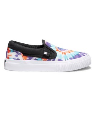 DC SHOES KID'S MANUAL SLIP-ON - TIE DYE