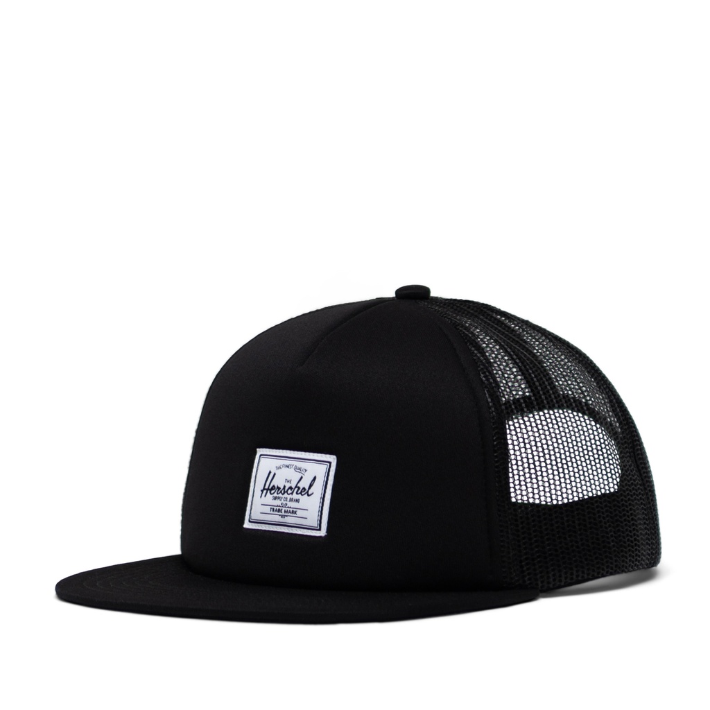 HERSCHEL WHALER MESH CLASSIC SNAPBACK - CLASSIC BLACK