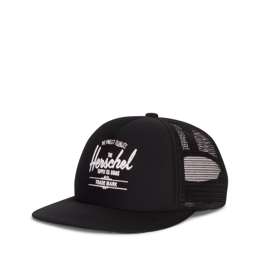CASQUETTE HERSCHEL WHALER MESH KIDS CLASSIC LOGO - NOIR