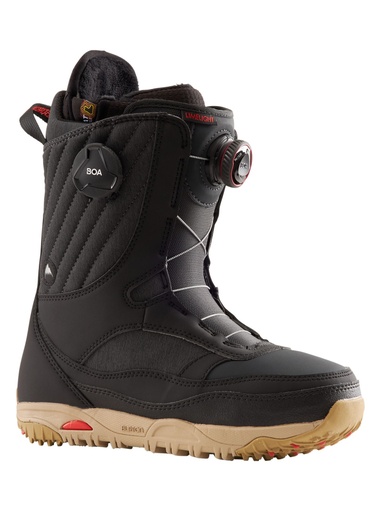 BOTTES BURTON LIMELIGHT BOA POUR FEMME - NOIR