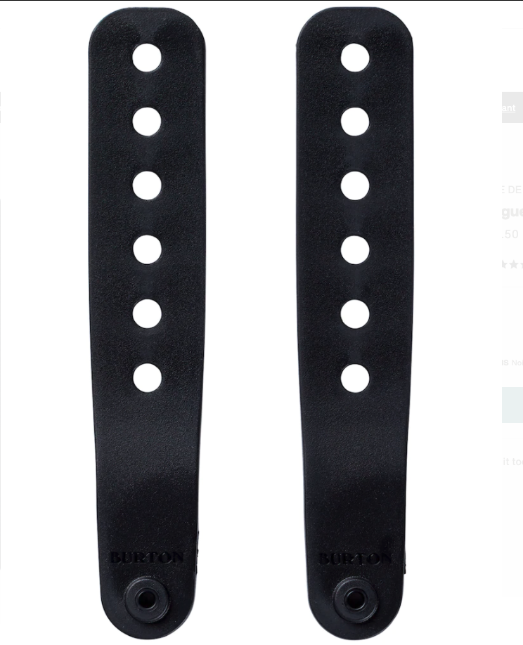 BURTON SF TOE SLIDER (SET OF 2) - BLACK