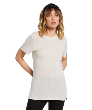 VOLCOM TERN N BERN SHORT SLEEVE FOR WOMEN - BONE