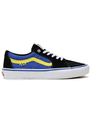  VANS SKATE SK8-LOW SHOES - BLACK/DAZZLING BLUE