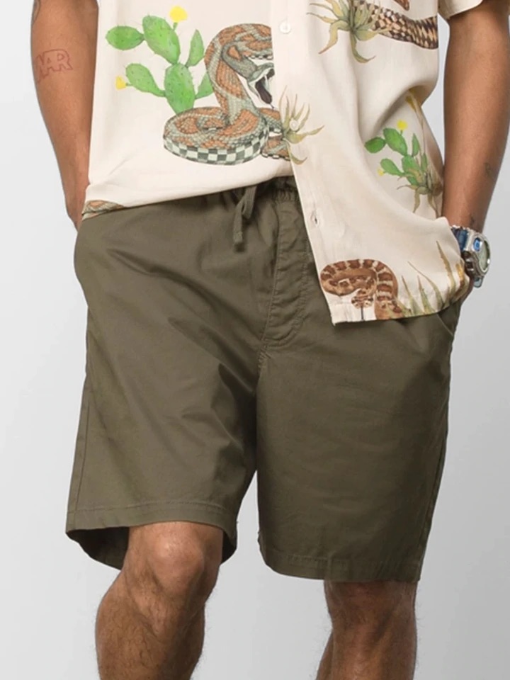 SHORT VANS RANGE RELAXED ELASTIC - GRAPE LEAF
