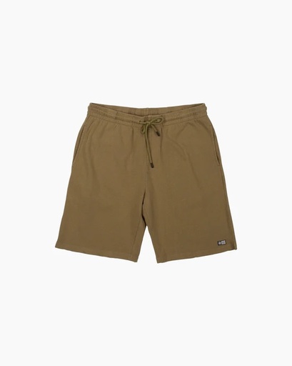 SALTY CREW RESIN PIGMENT SWEATSHORT - DUSTY OLIVE