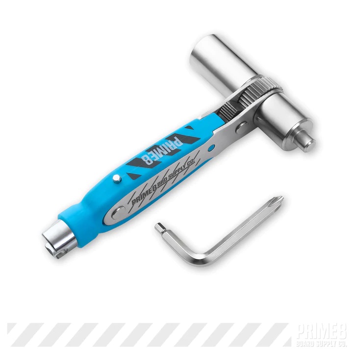 OUTIL PRIME8 RATCHET SKATE TOOL - BLEU