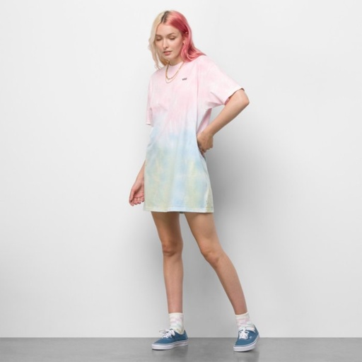 ROBE VANS POPSICLE TIE DYE DRESS POUR FEMME - ORCHID PINK