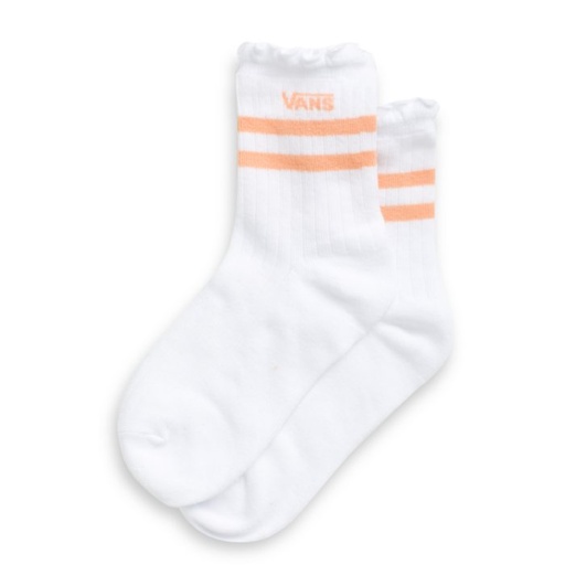 BAS VANS RUFFED UP POUR FEMME - BLANC/CORAL