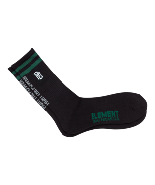 ELEMENT PEXE SKATE SOCKS - BLACK