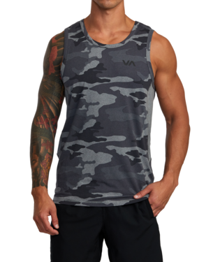 RVCA SPORT VENT TANK TOP - CAMO