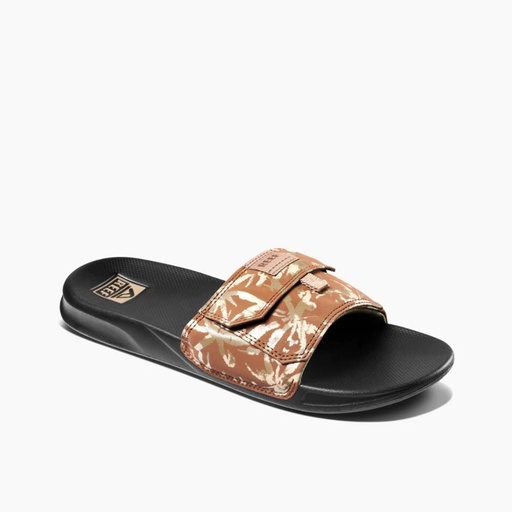 REEF SANDALS STASH SLIDE - CAMO PALMS