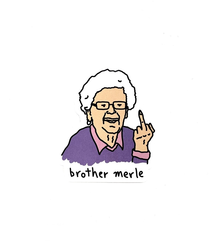 BROTHER MERLE STICKER BETTY