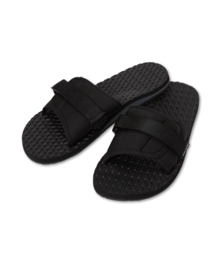 VOLCOM ECO RECLINER SLIDE SANDALS - BLACK/GREY