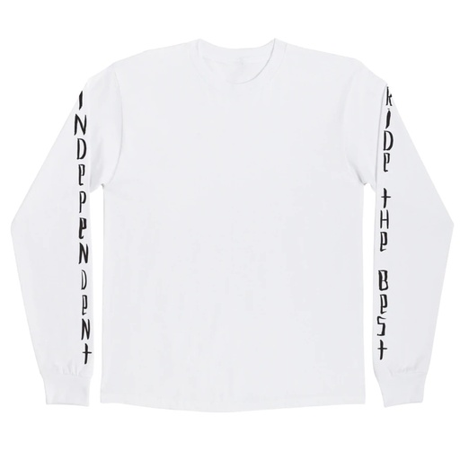 INDY X TONY HAWK LONG SLEEVE T-SHIRT HAWK TRANSMISSION - WHITE