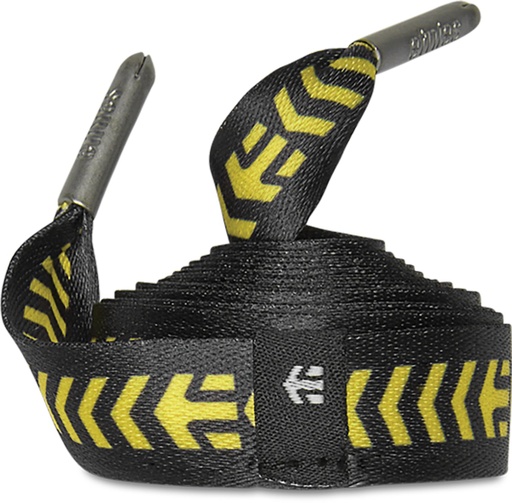 ETNIES ICON LACE BELT - BLACK/YELLOW