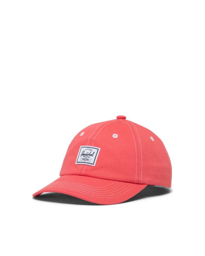 HERSCHEL SYLAS KIDS HAT - CALYPSO CORAL/WHITE