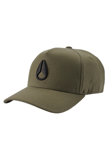 CASQUETTE NIXON DEEP DOWN ATHLETIC SNAPBACK - OLIVE/NOIR